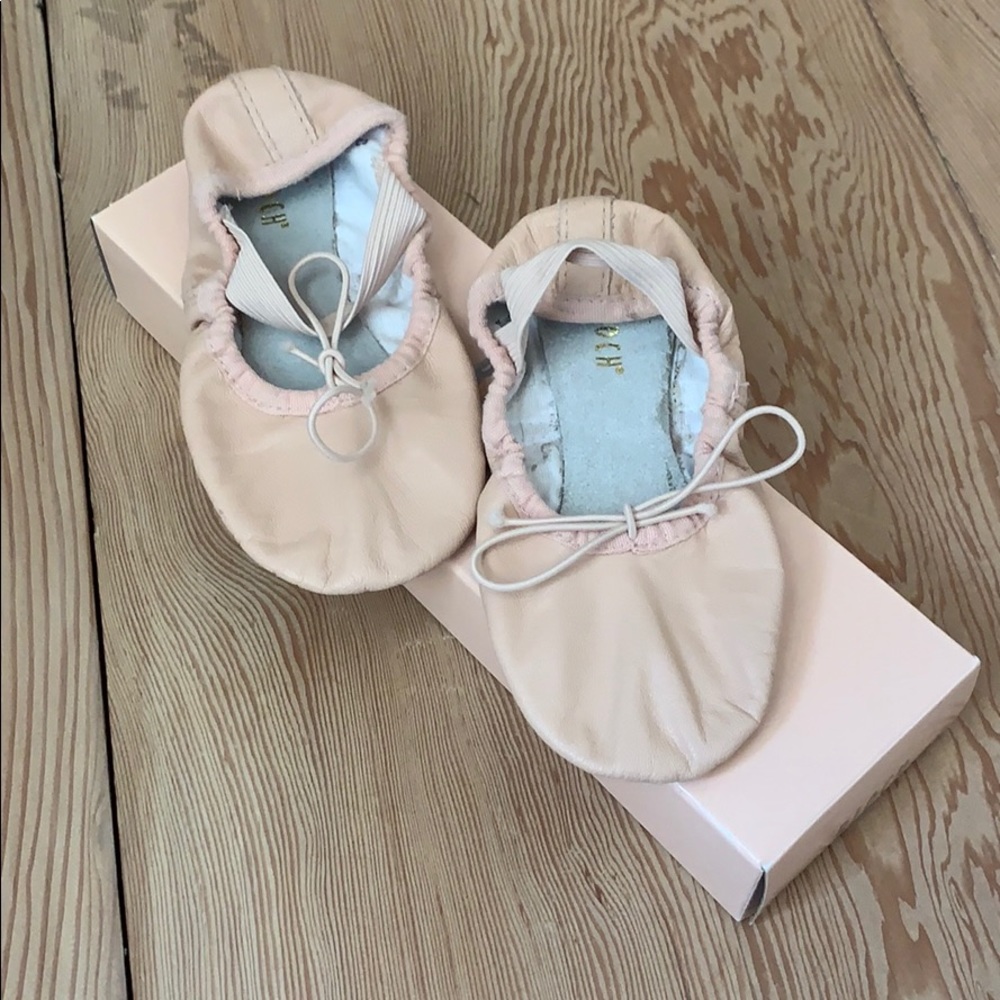 Bloch dansoft leather ballet slippers
